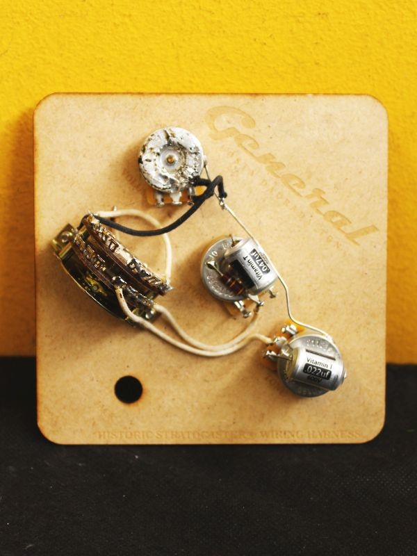 Mojotone Historic Wiring Harness HSS Strat Electronics Set